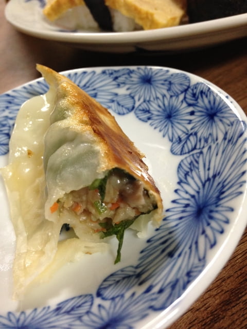 野菜たっぷり♪ 餃子の具丼