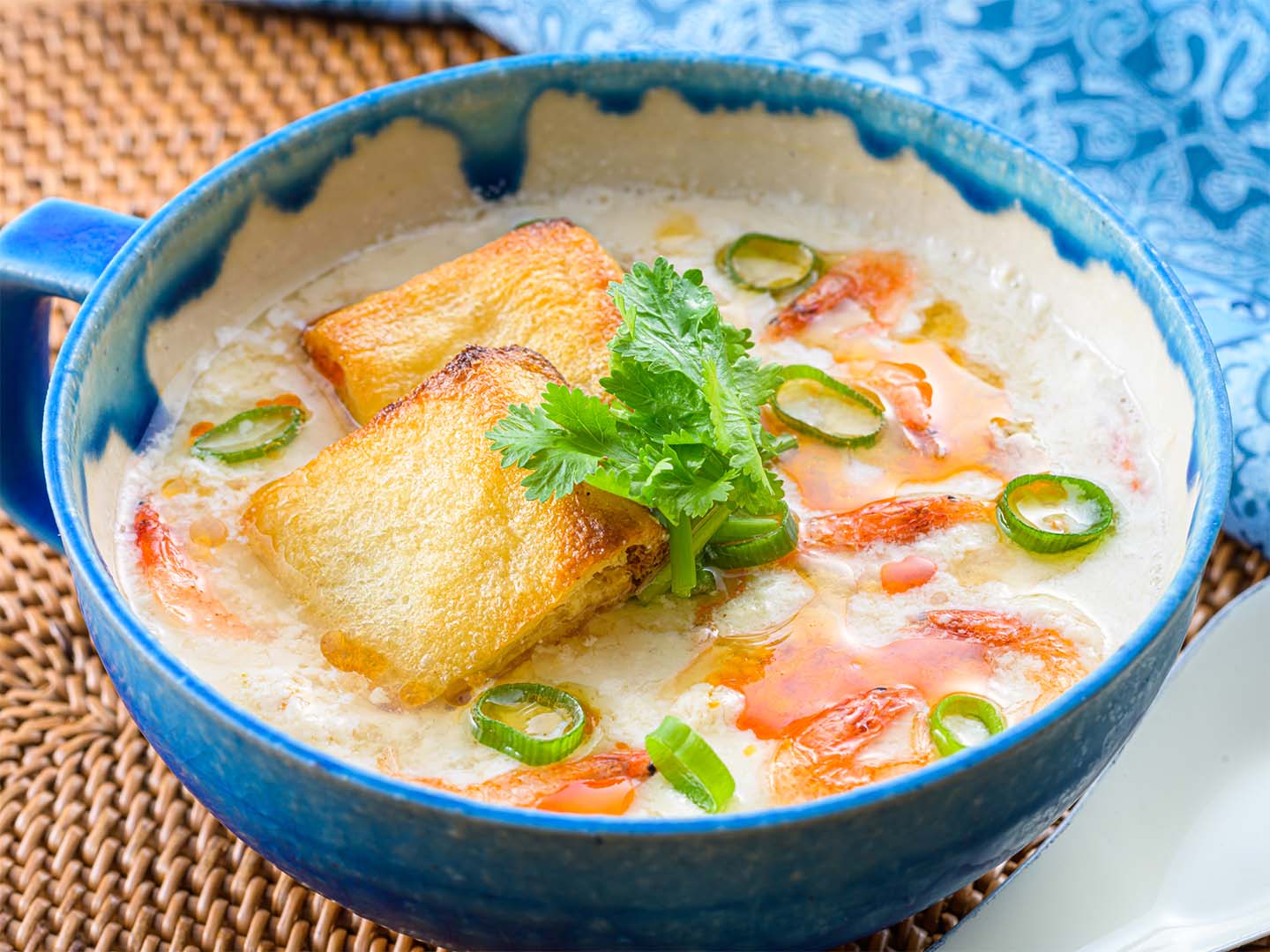 レンジでふるふる豆乳スープシェントウジャンクラシル