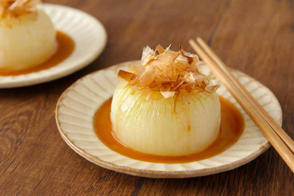 新玉ねぎのレンジ蒸し