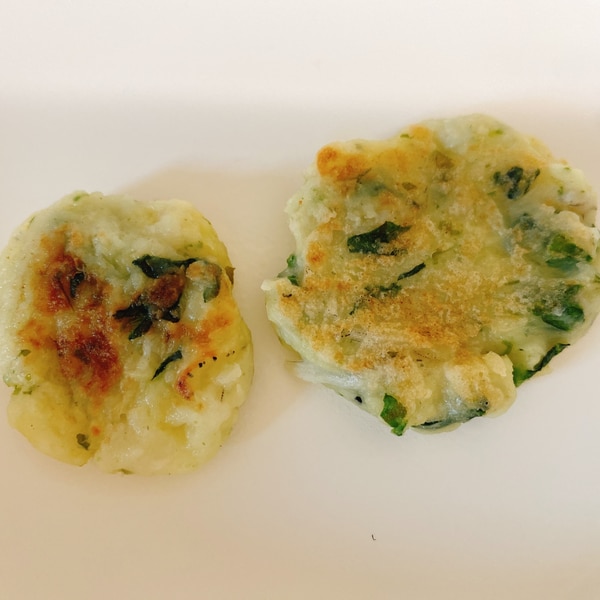 じゃがいもとしらすのおやき 離乳食後期
