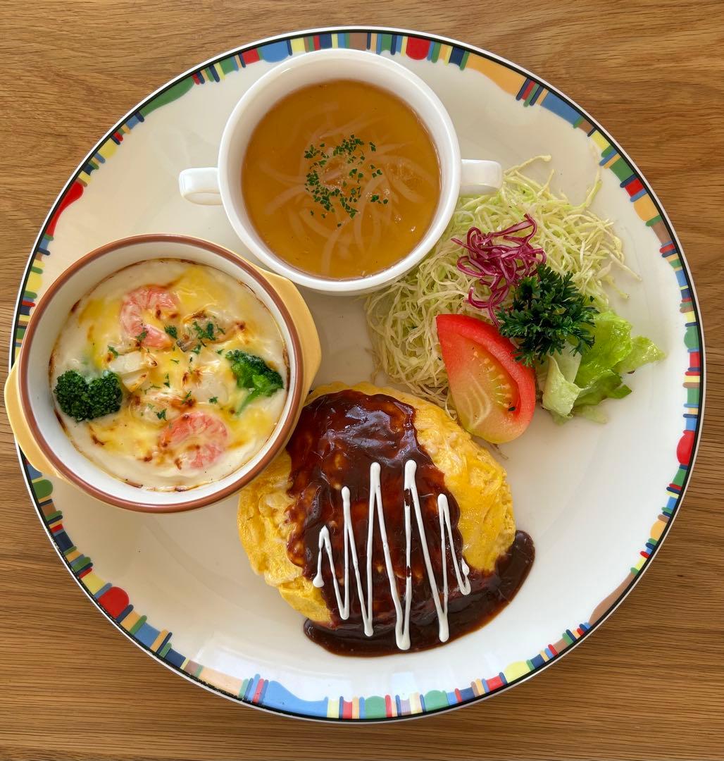 グラタンシチューパンのワンプレート