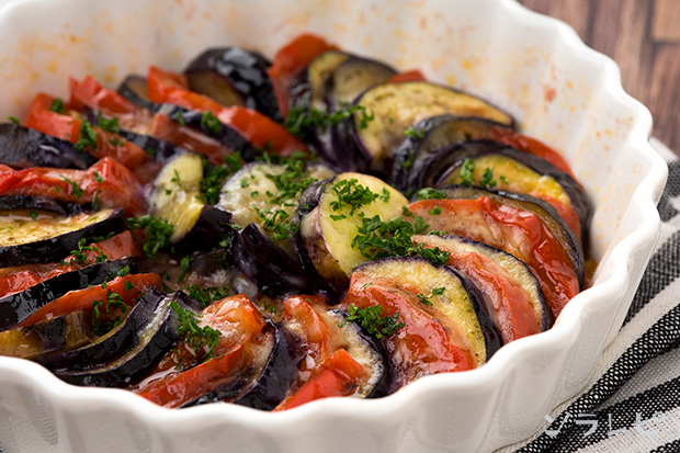 なすのベーコンチーズ焼き