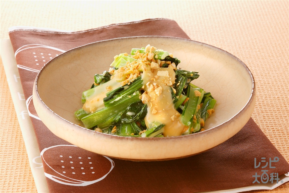 レンジで簡単 小松菜とツナのマヨネーズ和え