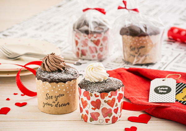 ココア控えめガトーショコラ