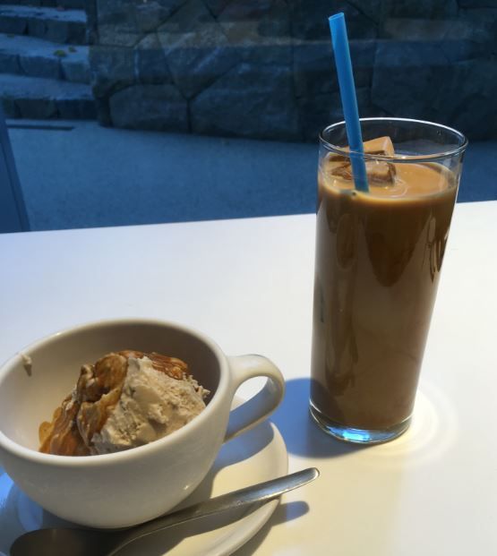 新宿 オールシーズンズコーヒーのプリンアフォガードひとりでもまめにがんばるブログ