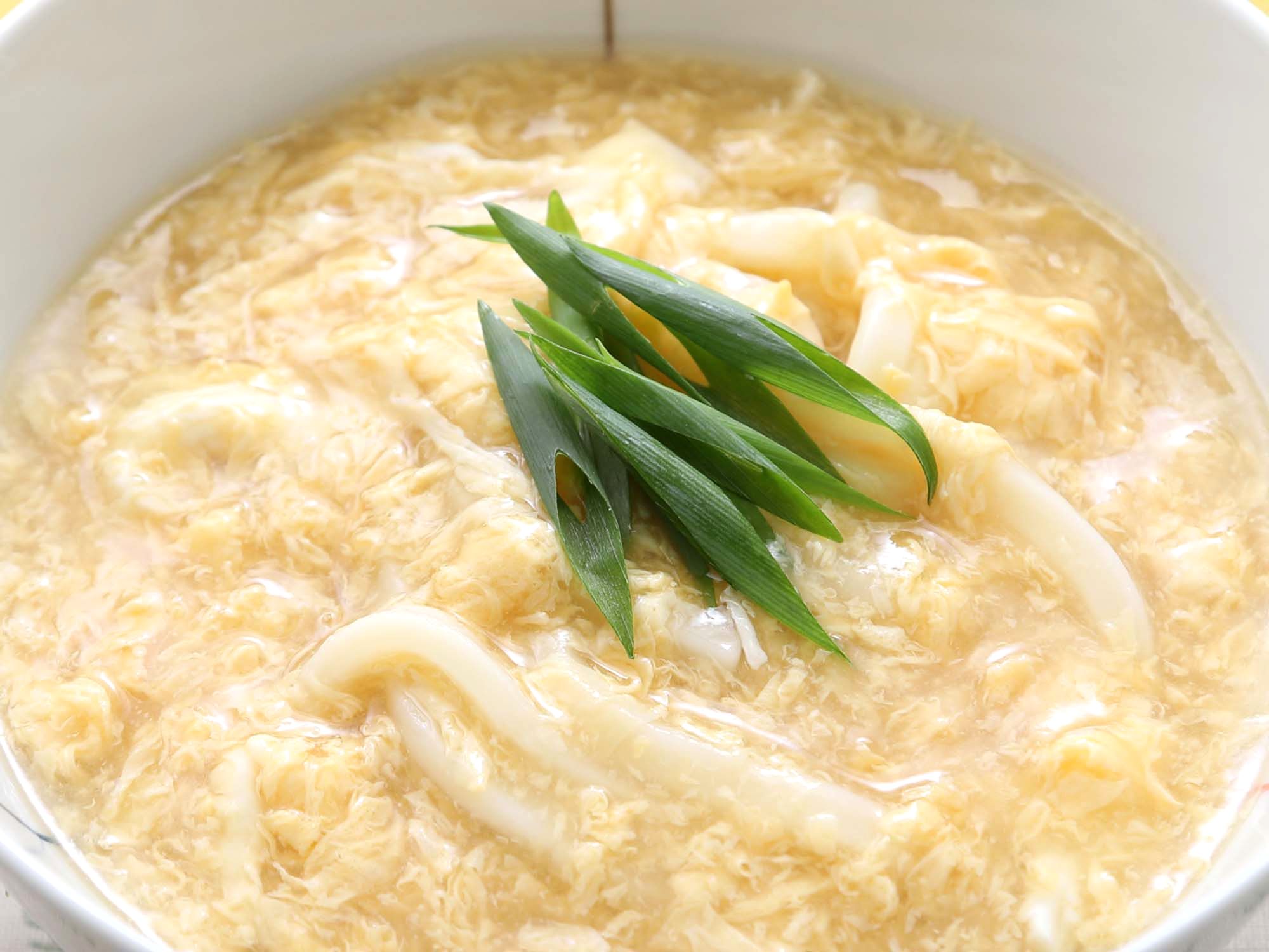 ほっこり♪ 白だしかきたまうどん