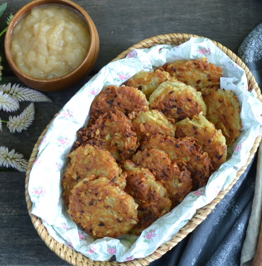 ポテト・パンケーキ Latkes とりんち TrinityNYC