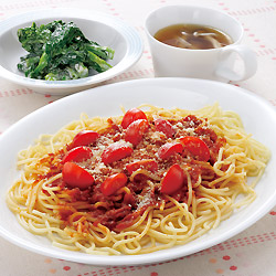 冷凍菜の花を使った辛子和え