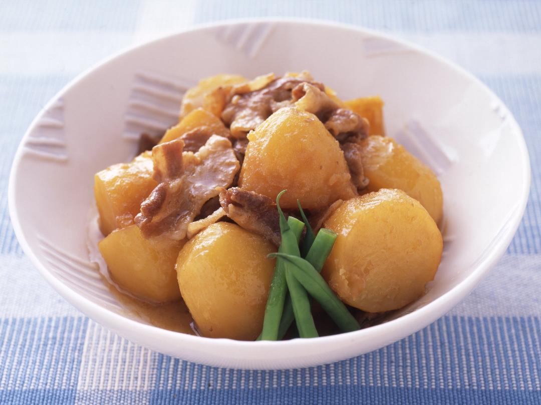 ゴロゴロがっつり！ 豚バラブロックとじゃがいもの照り煮