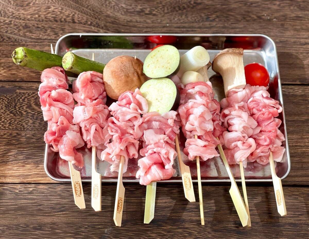 豚バラのバーベキューグリル