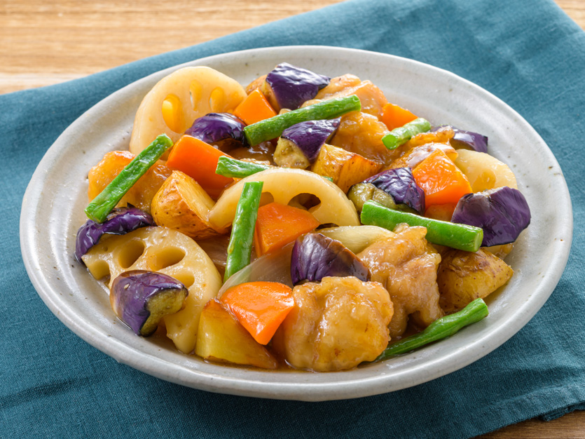 鶏むね肉の甘酢照り焼き