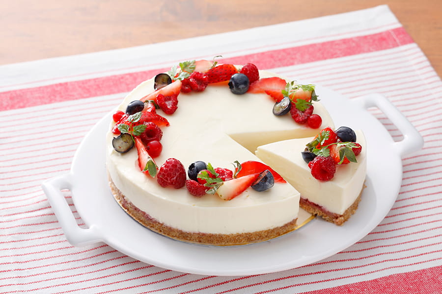 クリスマスレアチーズケーキ