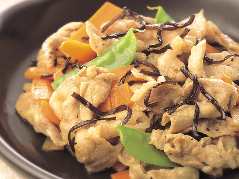 昆布とにんじんの煮物