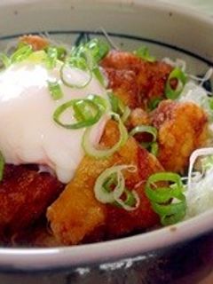 簡単ご飯☆甘酢唐揚げ丼