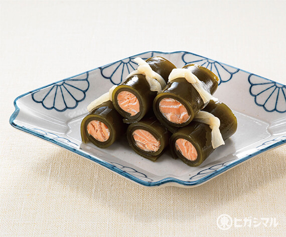 さけの昆布巻き