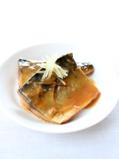 さばの味噌煮～ナツメッグで減塩～