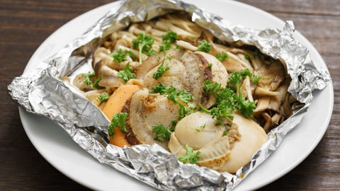 冷凍ホタテの照り焼き