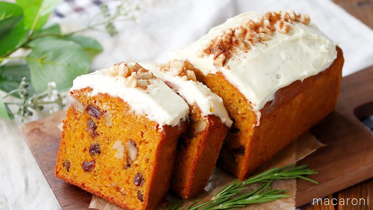 野菜スイーツ❀ふわふわしっとり人参シフォンケーキ♪