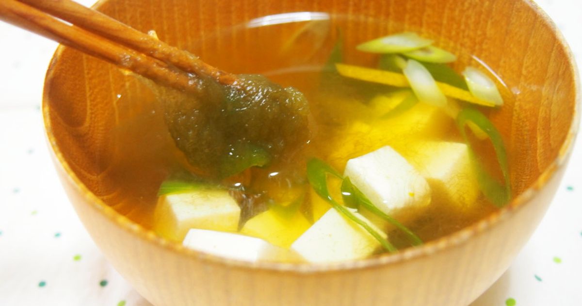 とろろ昆布の湯豆腐 : sobu 2