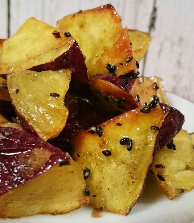 お砂糖不使用☆失敗なし！はちみつで大学芋