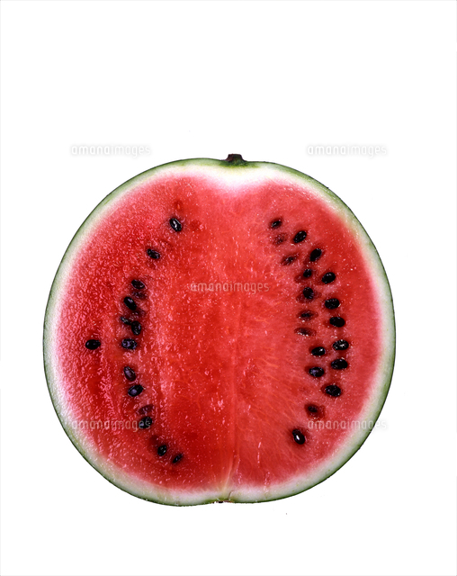 スイカの断面図の写真素材・画像素材 Image 12417471
