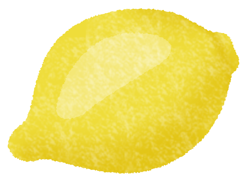 栄養・食べ物・果物 レモンさんのかわいいフリーイラストフタバのフリーイラスト