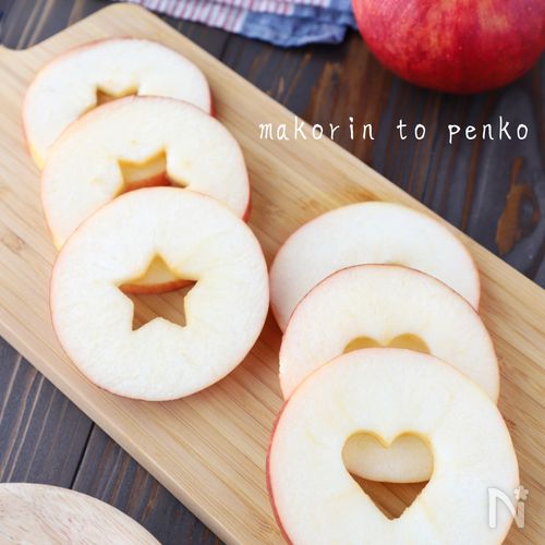 りんごの飾り切り: おしゃれな切り方とアイデア