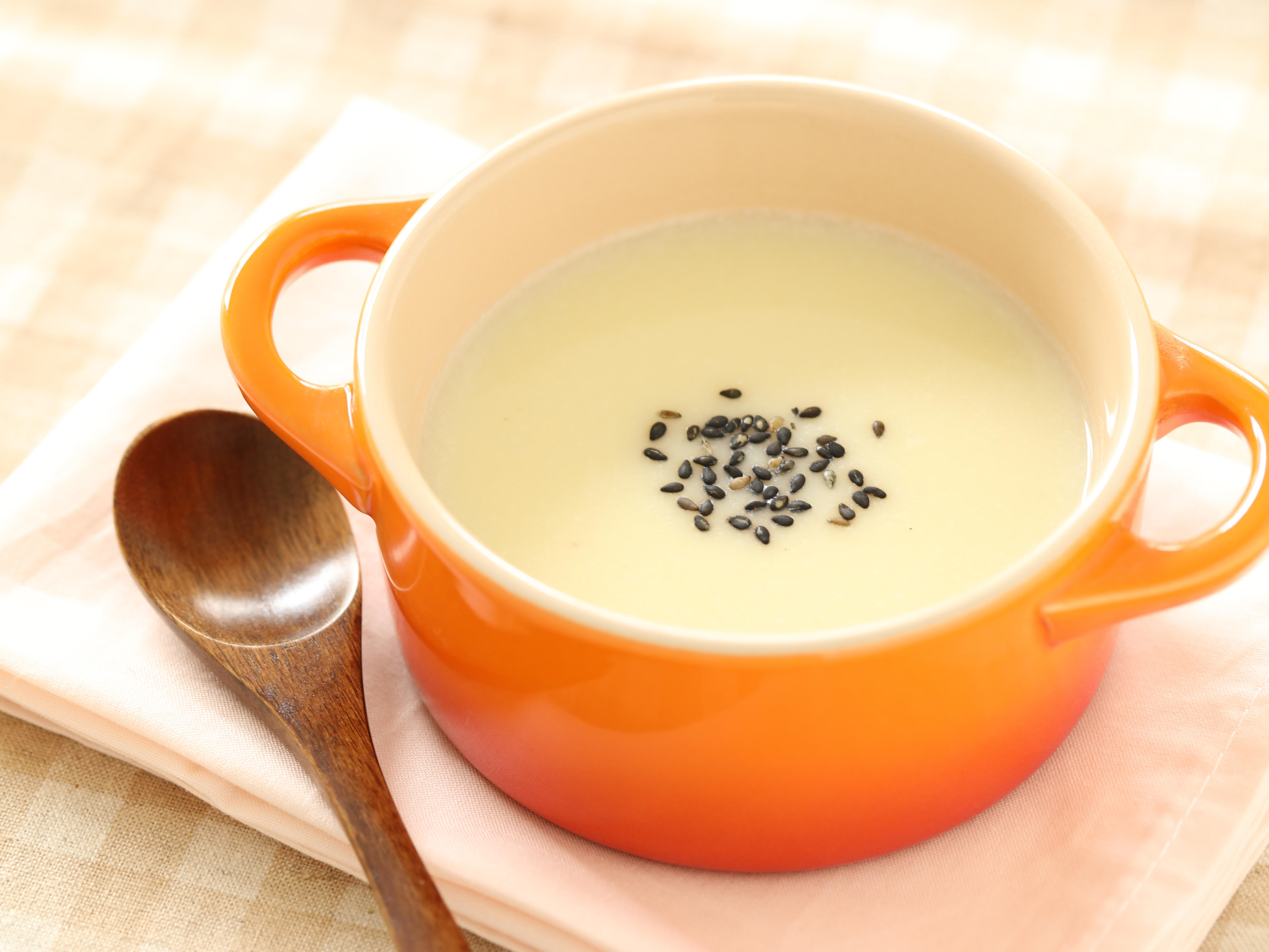 さつまいもの簡単つぶつぶポタージュ