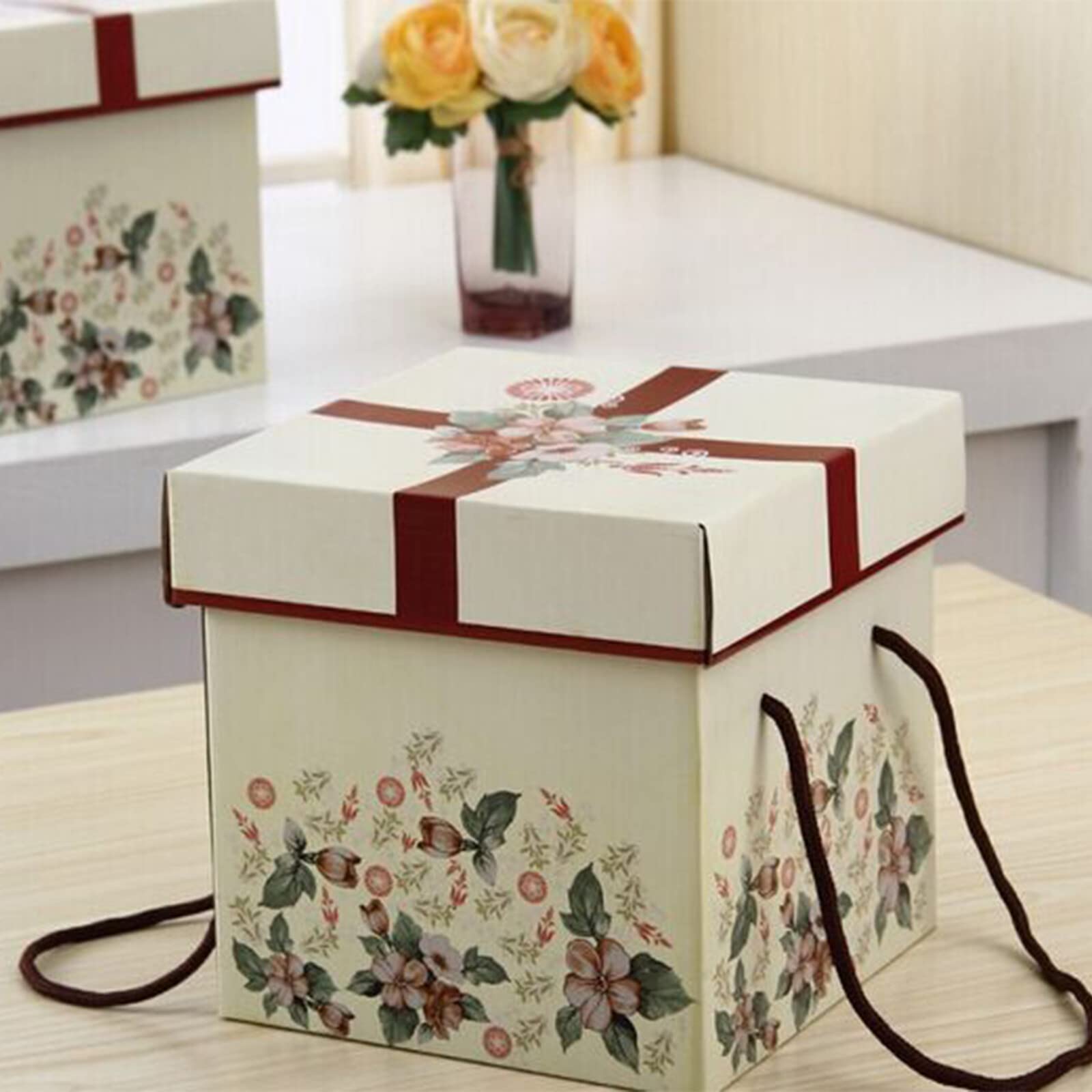 クリアケース クリアボックス 透明ケース ラッピング 箱 正方形 立方体 PNN-50 50W×50D×