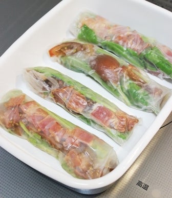 おつまみ 3夜目 秋野菜とオイルサーディンの洋風生春巻き三菱電機 CME CLUB MITSUBISHI ELECTRIC