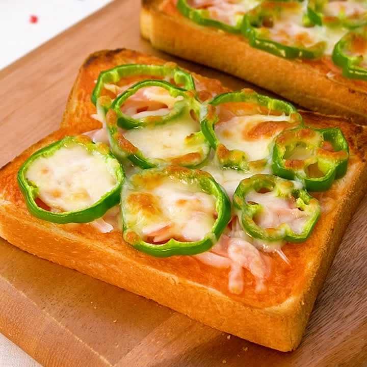 朝ごはんに 簡単ピザトースト