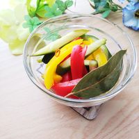 きゅうりとパプリカのピクルス