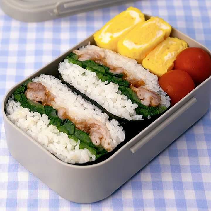 おにぎらず スパムエッグ＆えびフライ