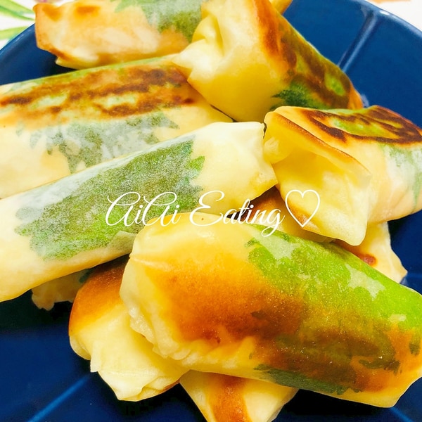 長芋の梅しそ巻き揚げ