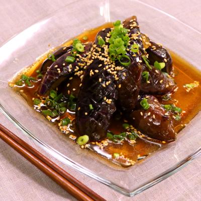 茄子のピリ辛ポン酢かけBACCHETTE E POMODORO