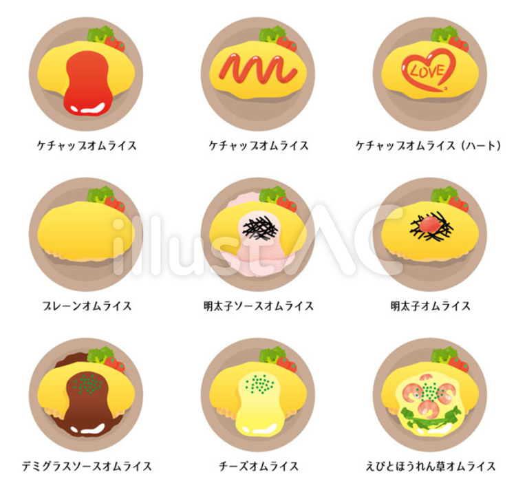 ぶきっちょがオムライスにそこそこの絵を描くコツもりの