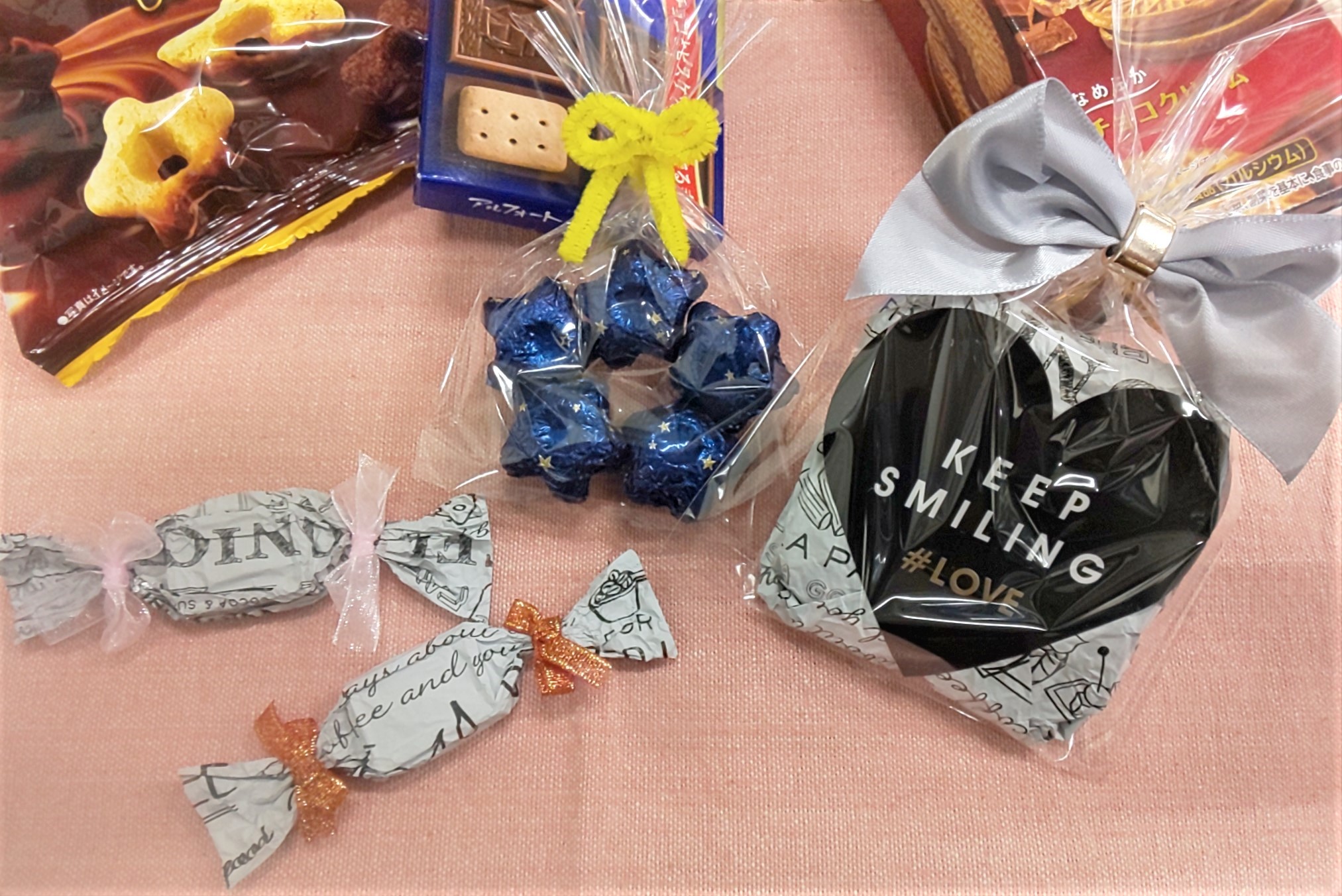 文字入りOPP袋がかわいい!チョコチップクッキーのラッピングラッピング富澤商店