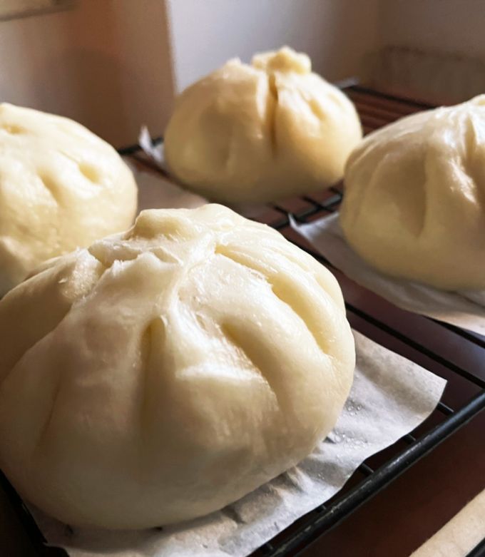 HBと食パンミックスで簡単☆手作り肉まん