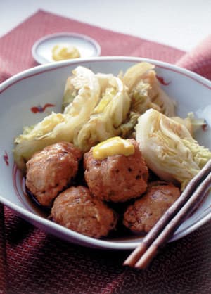 ヘルシー・たこ焼き風豚キャベツつくねレシピ : 日本でタイメシ ときどき ＊＊＊