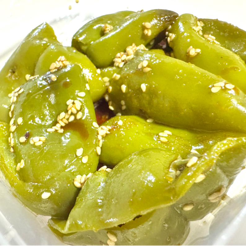 丸ごと無限ピーマンの簡単レシピ