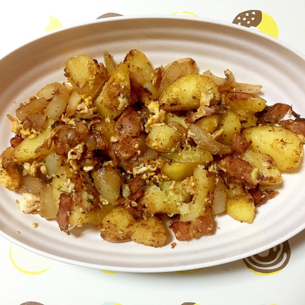 ゆで卵入りジャーマンポテト