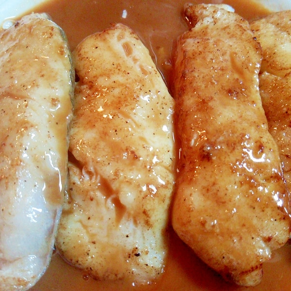 食欲そそる香り！ たらのバターしょうゆムニエル