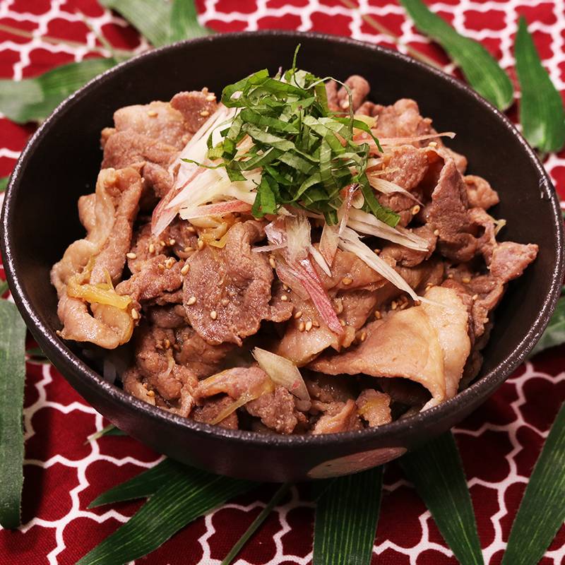 食欲そそる香味揚げ豚のみょうがだれ