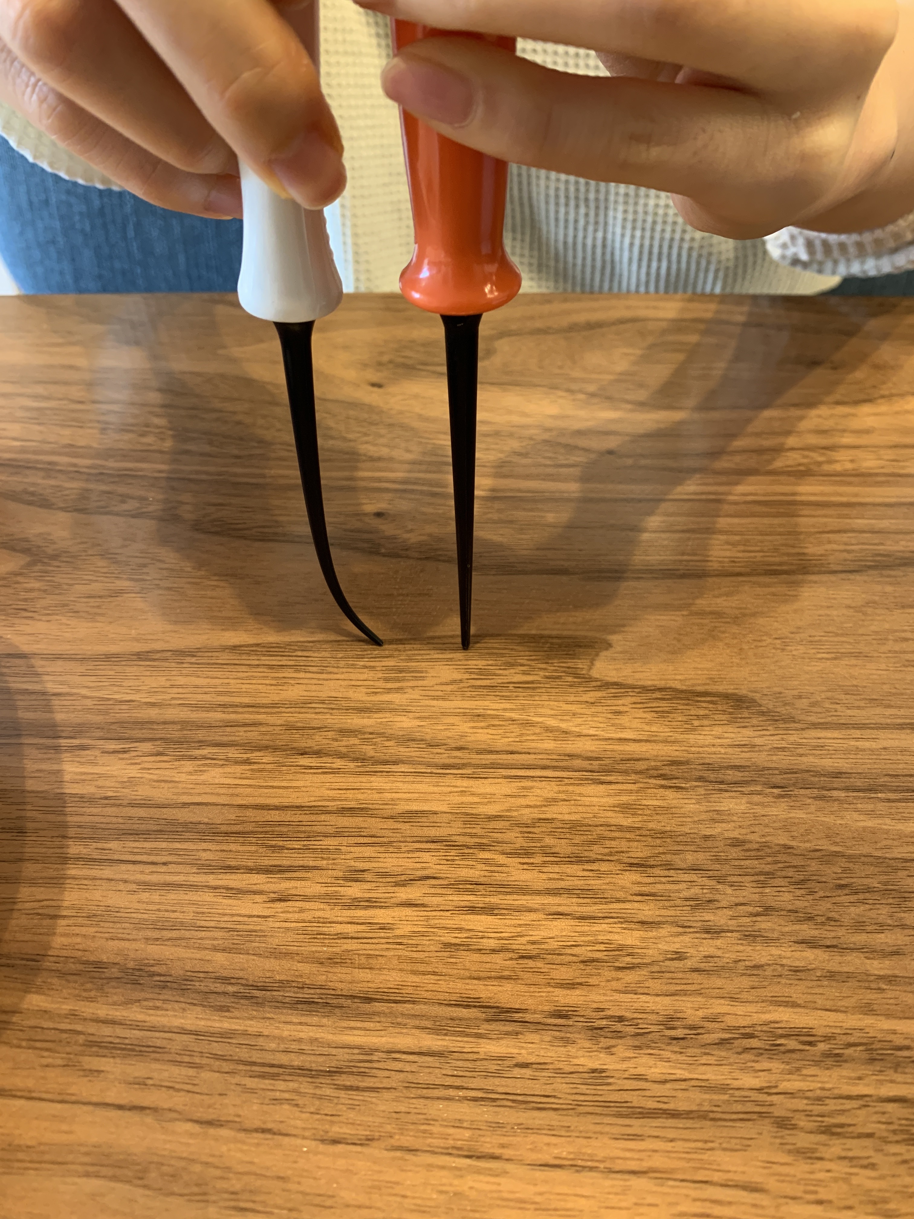 木柄たこ焼きピック ステンレス針 ヘリ引き 1066810