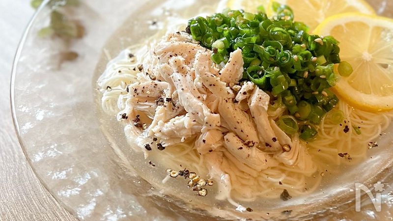 人気のそうめん簡単アレンジレシピ特選５品！子供が喜ぶごまだれ担々麺風。塩レモン油そば。 - つくりおき食堂