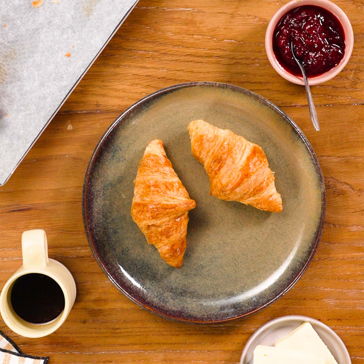 バター控えめクロワッサン、同じ生地でベーグル 酒粕酵母: キシノウエンの 今日のてしごと