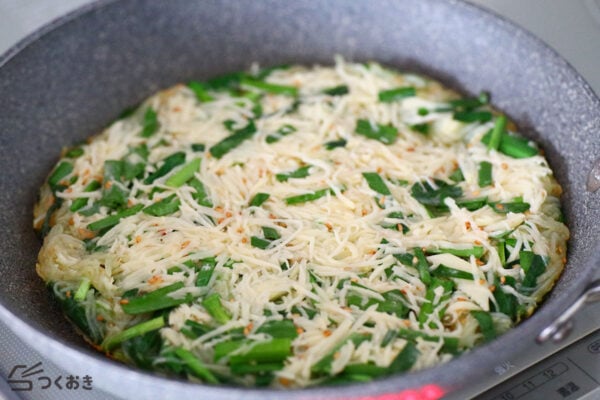 うまだしのニラたっぷりチヂミ