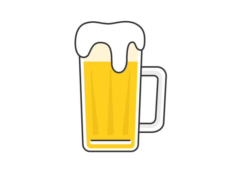 ノンアルコールビールの無料イラストフリーイラスト素材集 ジャパクリップ