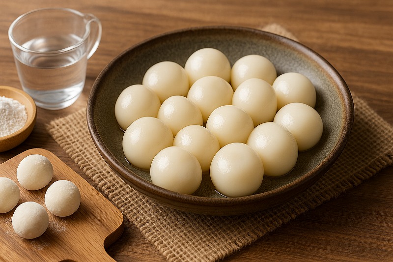 白玉が固くならない！豆腐なしでも失敗しないふわもち食感の作り方おうちの便利帳