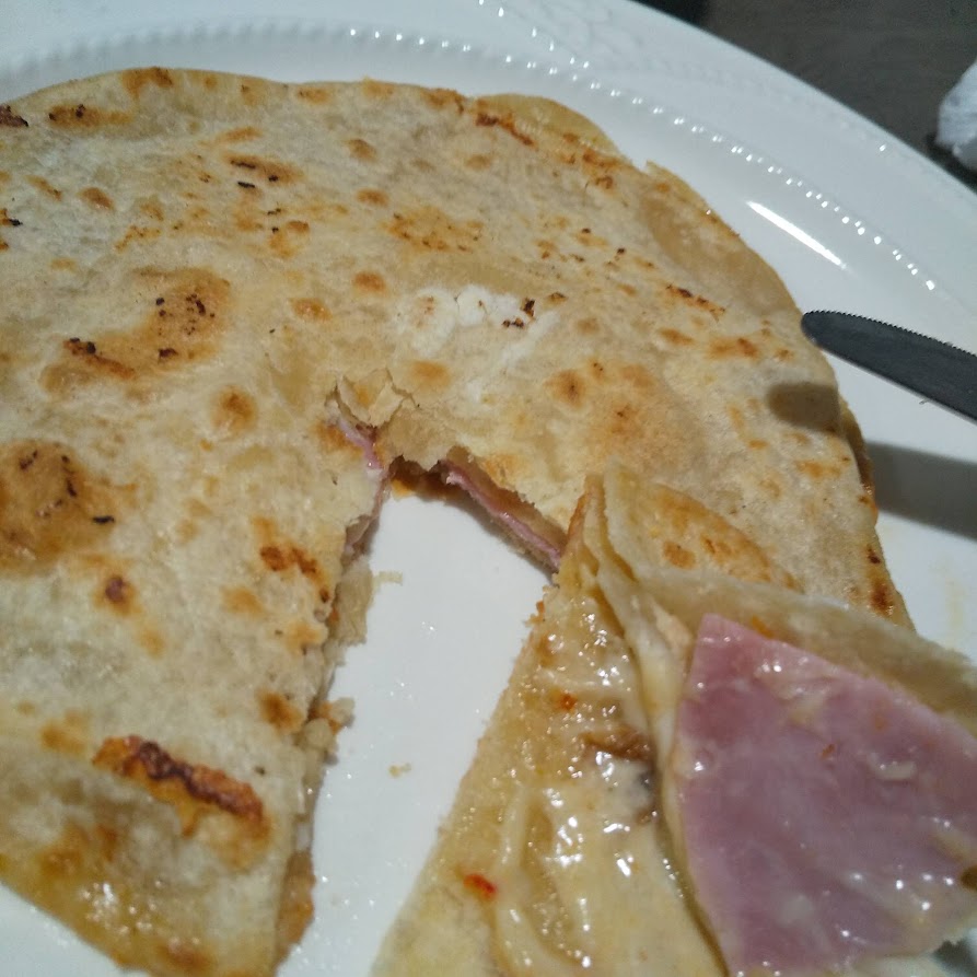 ブランチに！ラザニアのケサディーヤ